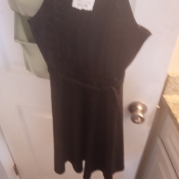 NWT GIRLS SIZE 8 DRESSY BLACK SEQUIN STRAPPY DRESS - Picture 1 of 4